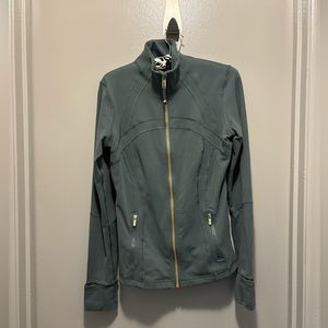Green Define Jacket with Gold Hardware
